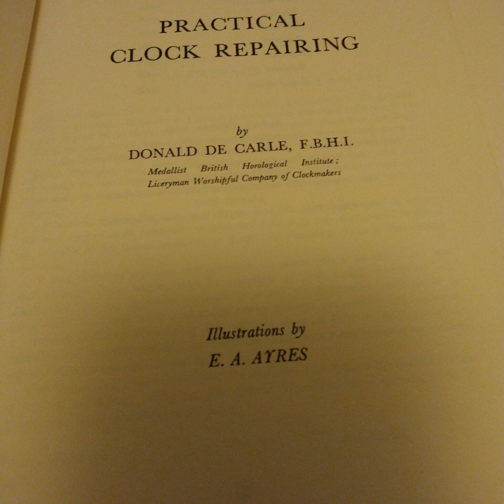 3 Vintage clock repair books. - Picture 11 of 11